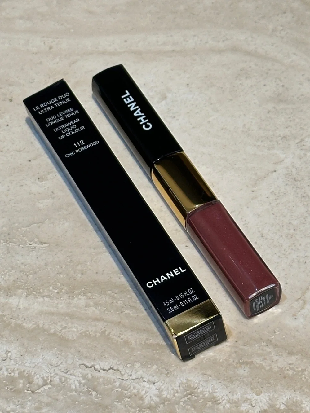 CHANEL LE ROUGE DUO ULTRA TENUE Ultrawear Liquid Lip Colour - 112 CHIC ROSEWOOD